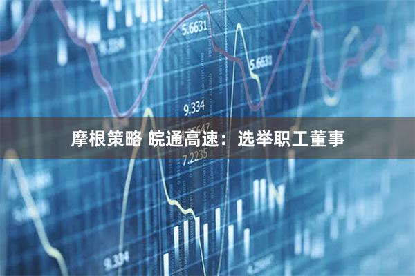 摩根策略 皖通高速：选举职工董事