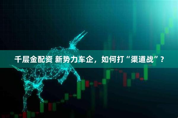千层金配资 新势力车企，如何打“渠道战”？
